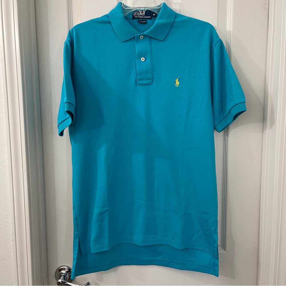 Polo by Ralph Lauren Soft Cotton Polo Shirt - Teal.  Mens: Medium